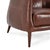 2020s Chestnut Leather Gum Drop Chair For Sale - Image 5 of 5
