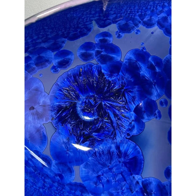 Ceramic Hong Rubenstein Palm Springs Crystalline Glaze Pottery Noodle Rice Bowls - Set of 2 For Sale - Image 7 of 12