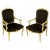 Faux Bois and Velvet Louis XV Style Fauteuils - a Pair For Sale - Image 11 of 11