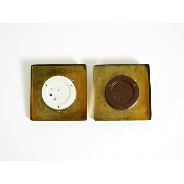 Vintage Brass Wall Lamps by Rolf Krüger for Heinz Neuhaus Leuchten, 1970s, Set of 2 For Sale - Image 17 of 18