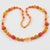 Bakelite and Lucite Long Necklace Sunny Yellow and Orange Colors For Sale - Image 9 of 15