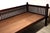 Brown 20th Century Thai Hardwood Daybed With Slatted Gallery, Cushion & Bolsters For Sale - Image 8 of 9