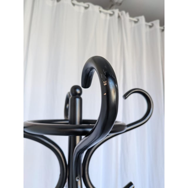 Vintage Black Bentwood Coat Stand, 1970s For Sale - Image 6 of 18