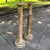 PAIR 19th Century Solid Marble Louis XVI Pedestals ~ Columns were designed to provide symmetry while displaying a...