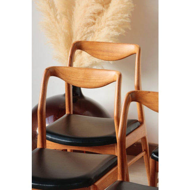 Vintage Scandinavian Teak Chairs, 1960s, Set of 6 For Sale - Image 17 of 18