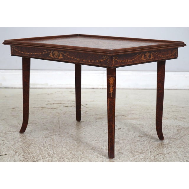 Age: Approx: 60 Years Old Details: High Quality Construction Outstanding Fine Inlay Work Un-Marked As To Manufacture...