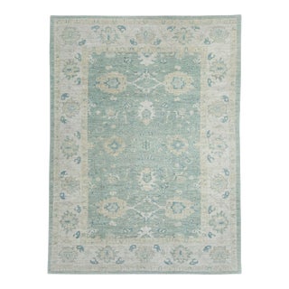 Turkish Oushak Rug 7'11" x 10'8" #20329 For Sale