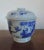 19th Century Chinese Blue & White Porcelain Jar and Cover For Sale - Image 4 of 11