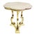 Vintage Hollywood Regency Marble Top Pedestal Side Table 26.75" For Sale - Image 12 of 14