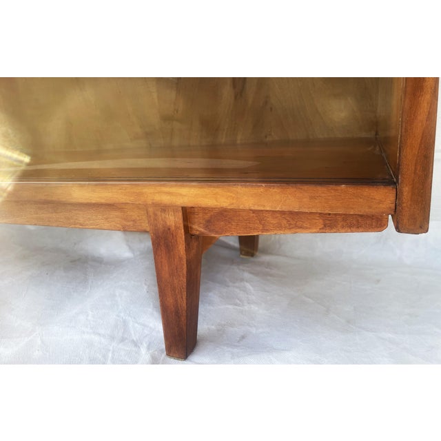 Wood Modernist Open Library Shelf, 1950s-1960s For Sale - Image 7 of 18