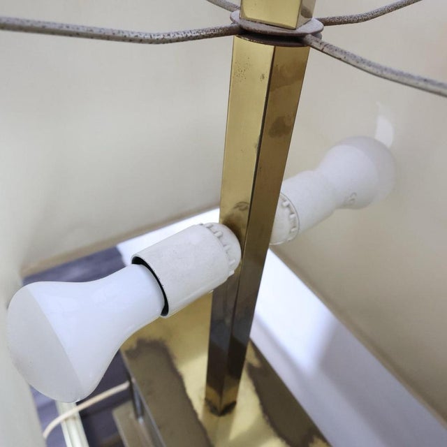 Liwans Roma Hollywood Regency Ottone Table Lamp Italian Design 1970s For Sale - Image 14 of 16