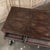 Antique Neo Gothic Carved Oak Trestle Three Drawer Writing Desk For Sale - Image 17 of 18