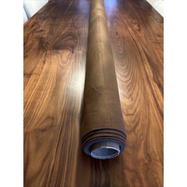 Taupe Arhaus Eco Leather Upholstery Fabric – Eagle Cres Mushroom – 6 Yards For Sale - Image 8 of 11