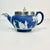 1950s Early 20th C Antique English Chippendale Wedgwood Sterling Silver Hellenic Porcelain Tea Pot For Sale - Image 5 of 16