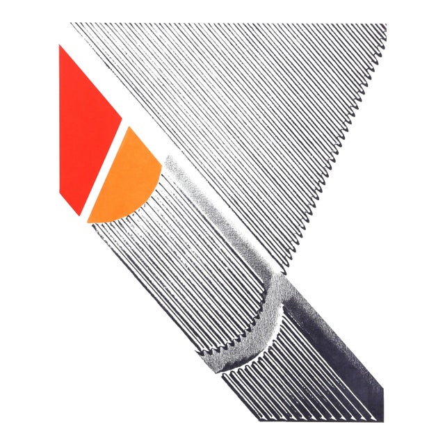 Michael Argov, "Untitled 5", Abstract Screenprint For Sale