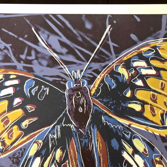 1990s After Andy Warhol "Butterfly" Lithograph For Sale - Image 9 of 11
