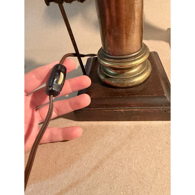Wood Antique Nautical Oil Lamps, Electric, a Pair For Sale - Image 7 of 7