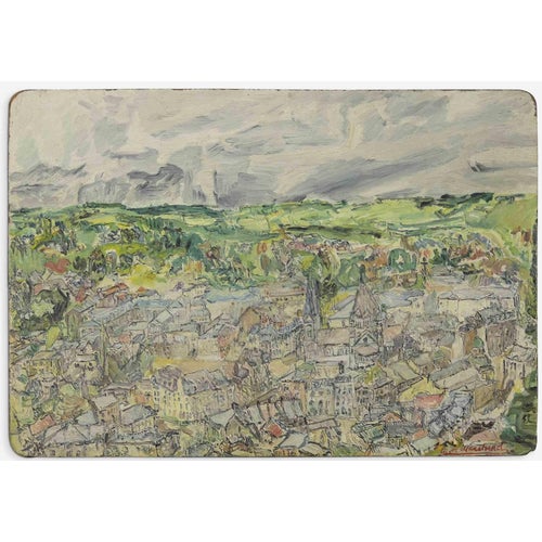 Landscape, Mid-20th Century, Mixed Media For Sale