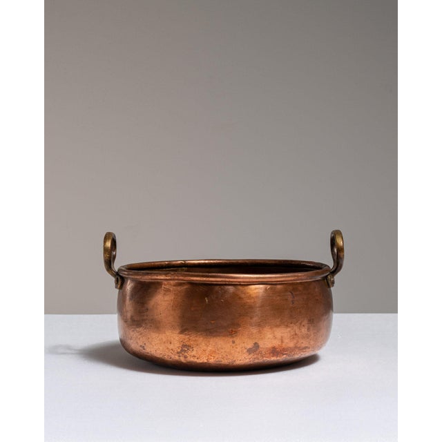 19th Century Belgium Terra Cotta Copper Serving Piece For Sale - Image 15 of 15