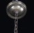 Metal Restored Art Deco Stepped Milk Glass Hanging Pendant Light For Sale - Image 7 of 8