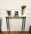 Very elegant and refined Italian 1950s Mid-Century Modern in baroque neoclassical design wall console table. The beautiful...