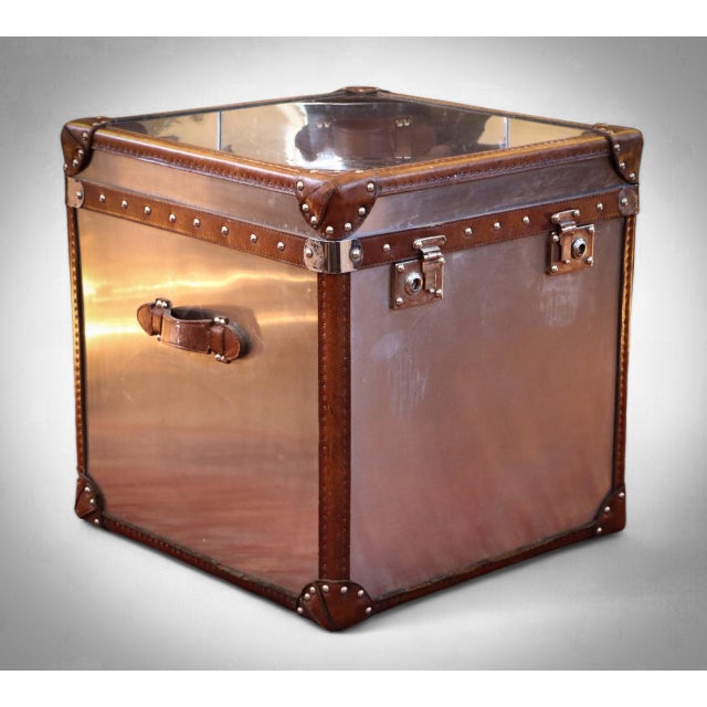 Up for grabs here is a stunning trunk sidetable console or bedside by timothy oulton. model: white star dimensions: w: 60...