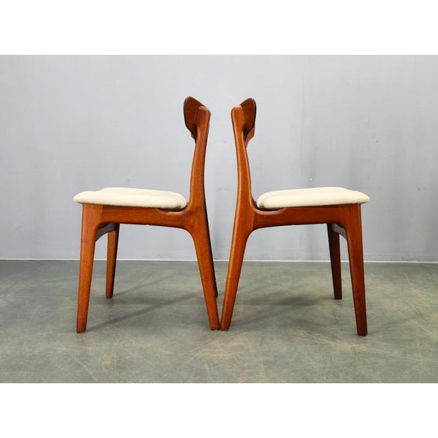 Vintage Danish Teak Dining Chairs by Schionning & Elgaard, 1960s, Set of 4 For Sale - Image 11 of 15