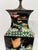 1980s Chinese Famille Noire Square Vase Lamp For Sale - Image 10 of 16