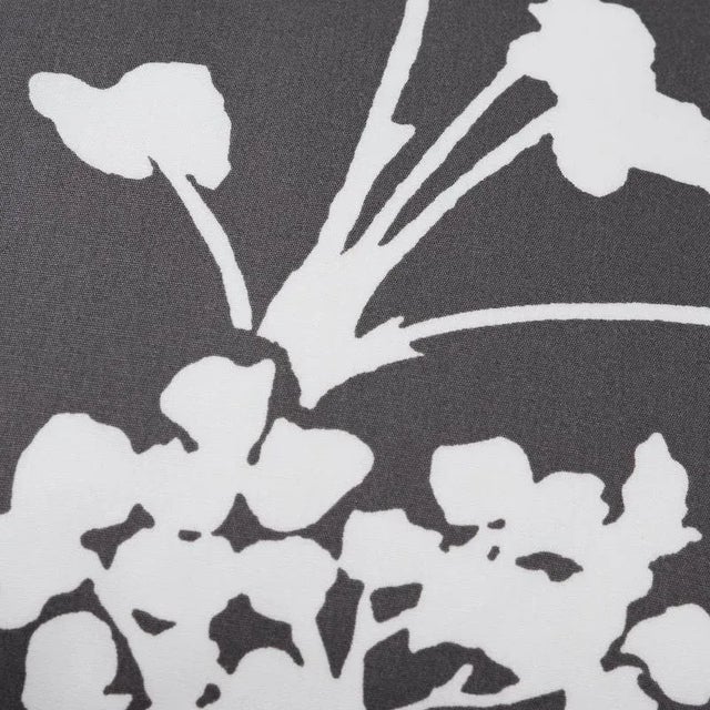 Contemporary Schumacher Pennick Chintz 20" Pillow in Black For Sale - Image 3 of 4