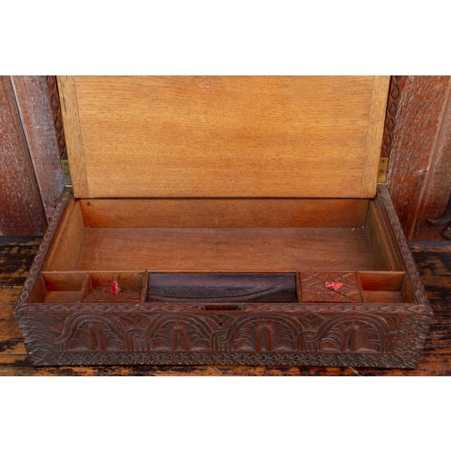 19th Century Anglo Indian Writing Box For Sale - Image 11 of 13