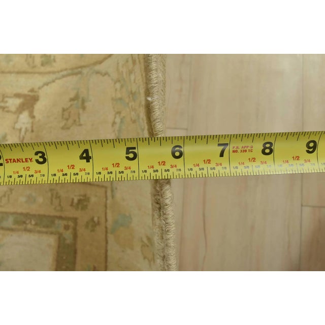 Ziegler Rug 8’5” X 9’7” Beige Wool Traditional Hand-Knotted Oriental Carpet For Sale - Image 13 of 15