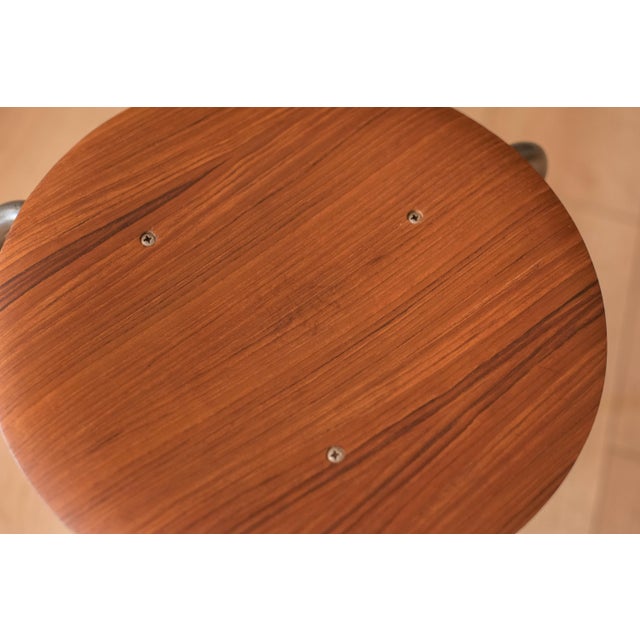 Danish Modern Round Teak Stacking Dot Stool End Table For Sale - Image 13 of 17