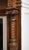 Antique Hand Carved Walnut Mantel For Sale - Image 4 of 9
