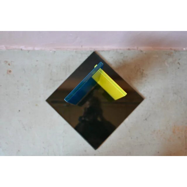 1980s Multicolored Colored Glass Sculpture, 1980s For Sale - Image 5 of 8