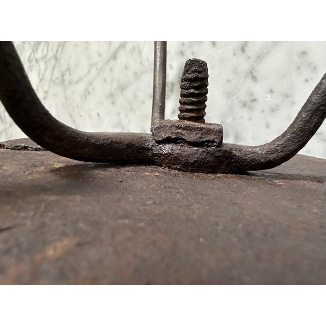 18th Century Alpine Iron Spiral Candleholder, 1730s For Sale - Image 13 of 17