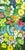 Modern Abstract Floral Garden Painting by Youn Cho | Original Unstretched Canvas, 12" X 24" For Sale