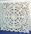 Add a mandala to your mantra with this hand carved wood and white distressed painted wall decor, 30"x30".