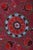 Raspberry Red Silk Suzani Table Runner With Pomegranate Design For Sale - Image 8 of 11