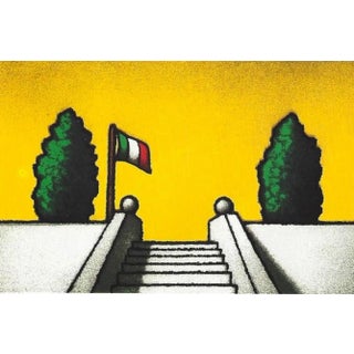 Tino Stefanoni, Bandiera, 1997, Colored Screenprint For Sale