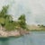 2020s Contemporary Light Among Rocks by Jon Doran | Oil on Panel Rocky Cove With Turquoise Water For Sale - Image 5 of 9