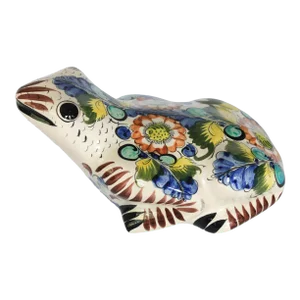Vintage Hand Painted Ceramic Frog