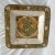 Italian Hand Painted Square Ceramic Wall Plate For Sale - Image 12 of 12