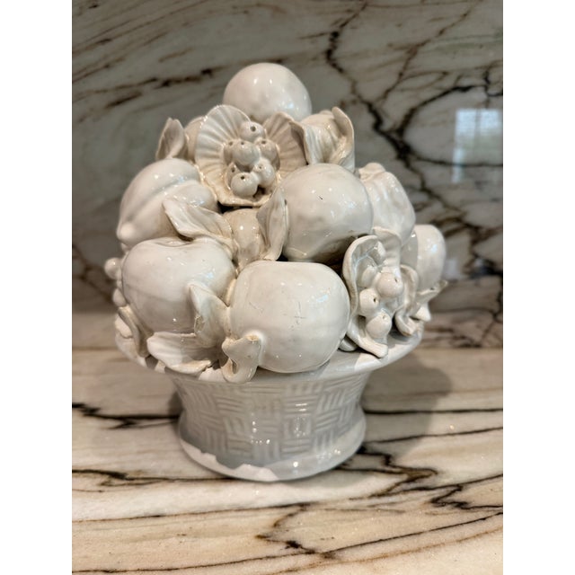 Italian Italian White Fruit Topiary For Sale - Image 3 of 6
