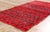 Red Vintage Boujad Boucherouite Moroccan Rug, 03'02 X 05'06 For Sale - Image 8 of 10