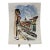 Henry Emil Salloch Original Watercolor on Paper Street Scene, Uruapan Mexico. 1961. For Sale