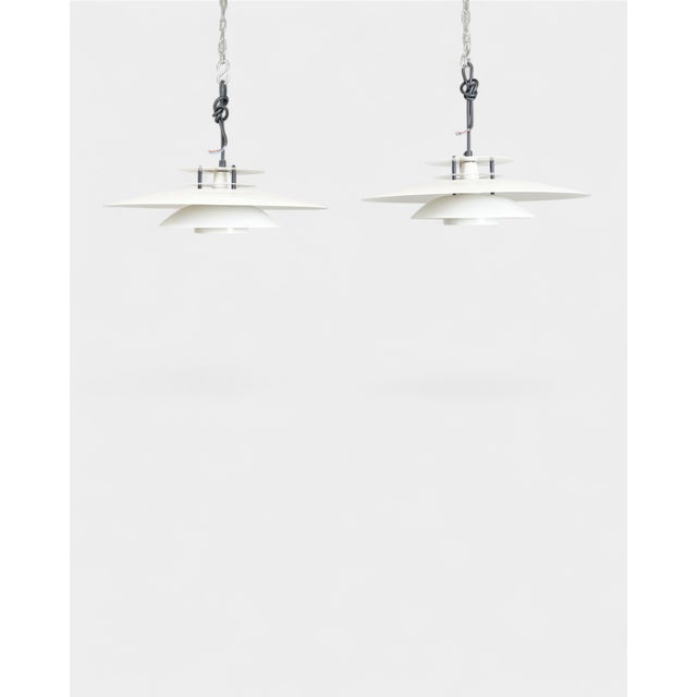 Ivory Laterna Danica Pendant Lamps by Jørgen Buchwald for Nordlux, 1990s, Set of 2 For Sale - Image 8 of 8