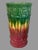Green Mid 20th Century Blended Majolica Multi Colored Drip Glazed Art Pottery 21.5" Umbrella Stand For Sale - Image 8 of 10