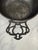 !8th Century English pewter porringer bowl with reticulated handle. Marked on the bottom with England. Appears to be...