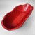 Brown Japanese Hand-Carved Red Lacquered Wooden Bowl, 1950s For Sale - Image 8 of 18
