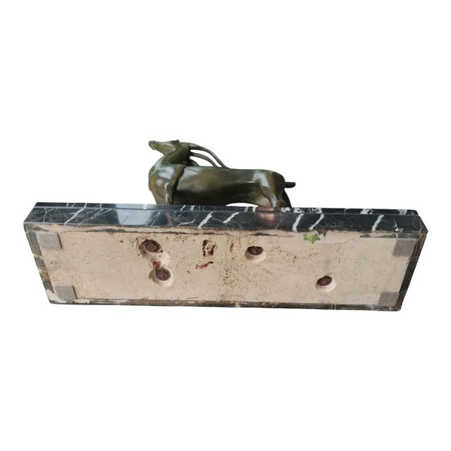 1920s Irenee Rochard, Deer, 1920s-1940s, Marble For Sale - Image 5 of 11